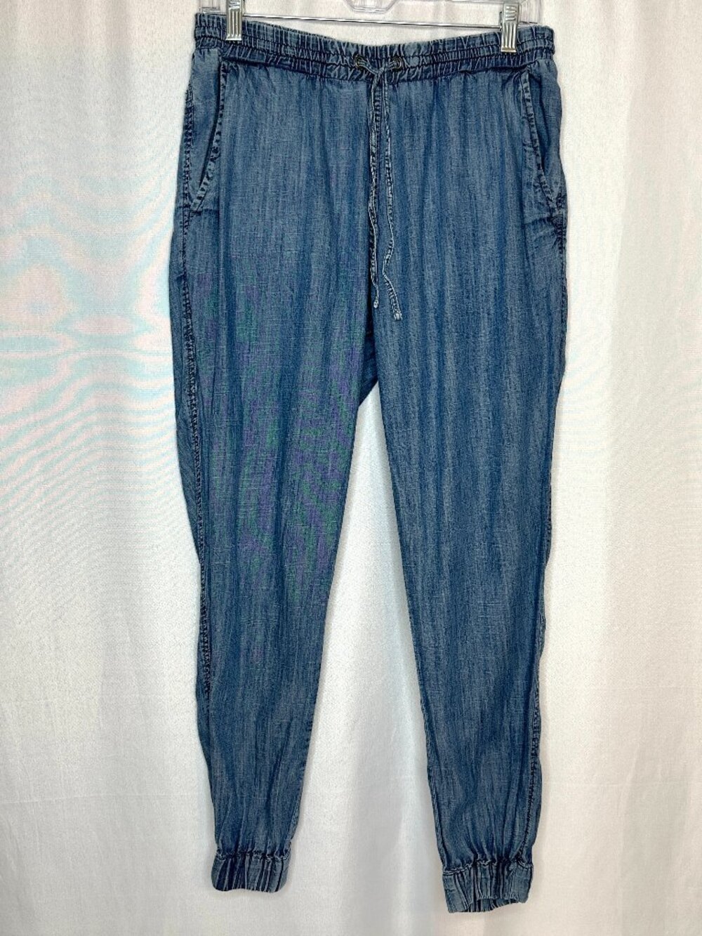 Kavu Chambray Joggers, Size Medium Outdoor Earthy Hiking Boho Natural Fabric